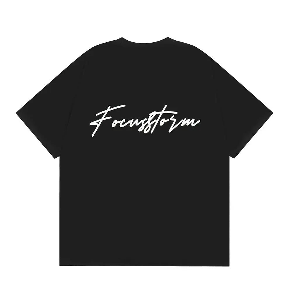 Focus Storm Scratch Printed Graphic T-Shirt The 4 Season Clothing Brand