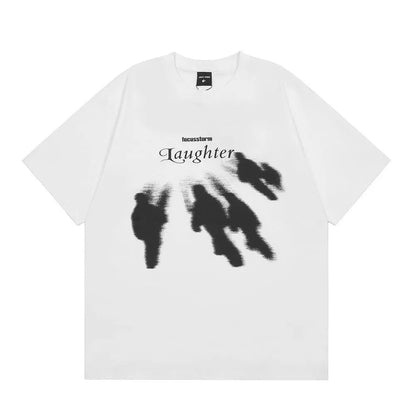 Focus Storm "Laughter" Abstract Graphic T-Shirt The 4 Season Clothing Brand