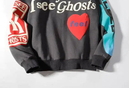 Ghosts Graffiti Oversized Hoodie - The 4 Season Clothing Brand