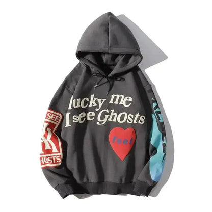 Ghosts Graffiti Oversized Hoodie - The 4 Season Clothing Brand