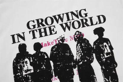 Growing In The World Graphic T-Shirt The 4 Season Clothing Brand