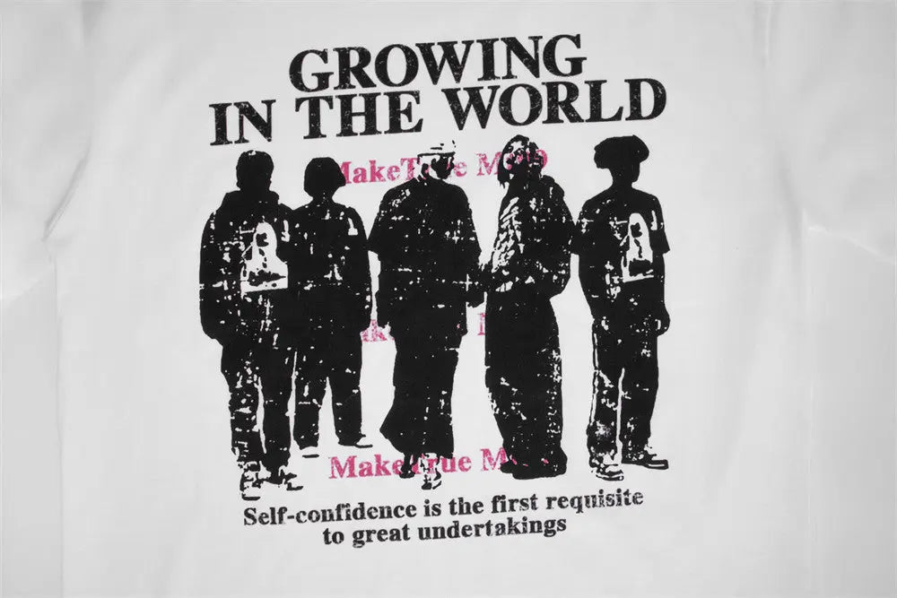 Growing In The World Graphic T-Shirt The 4 Season Clothing Brand