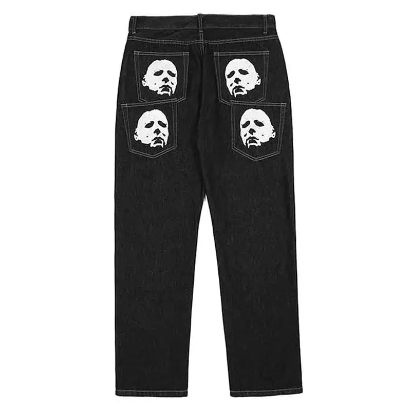 Halloween Jason Graphic Jeans The 4 Season Clothing Brand