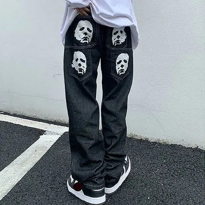 Halloween Jason Graphic Jeans The 4 Season Clothing Brand