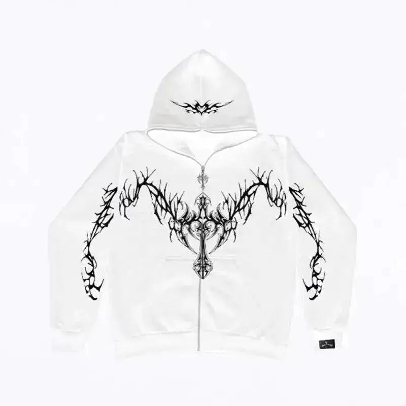 Harajuku Y2K Oversized Hoodie - The 4 Season Clothing Brand