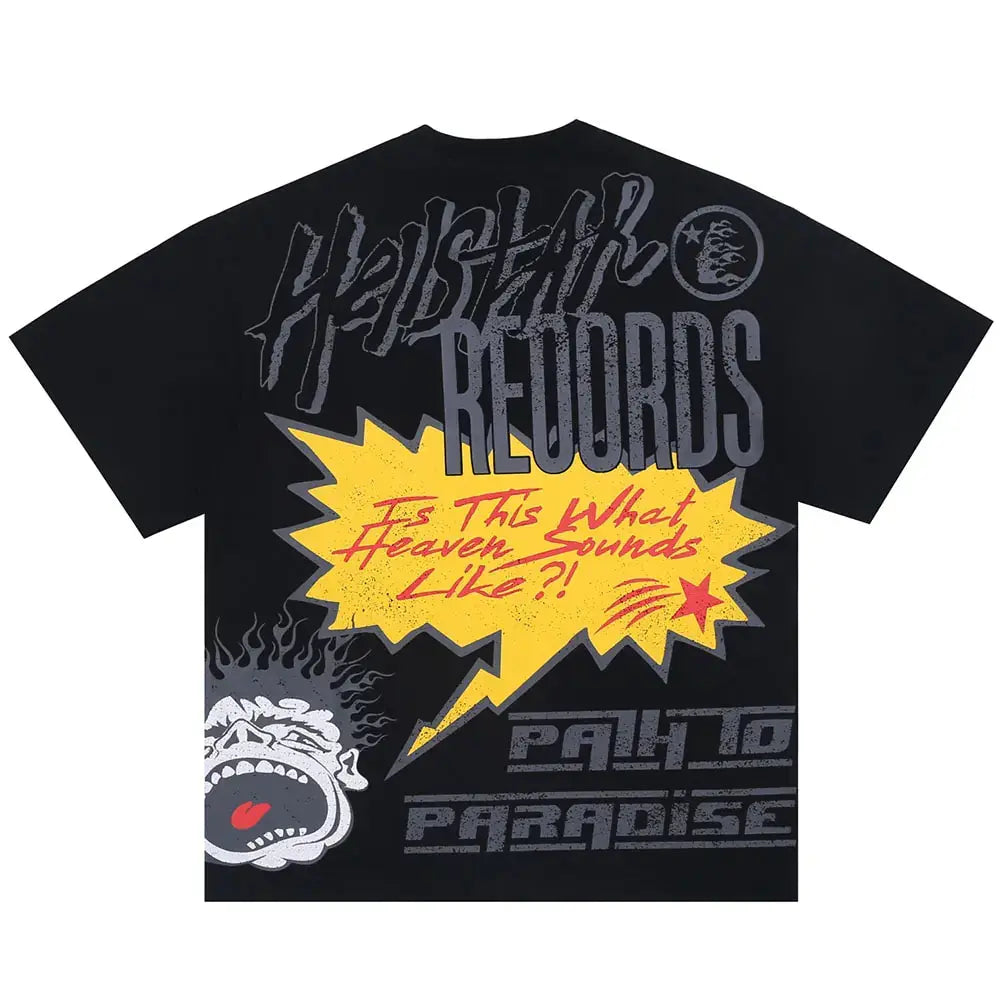 Hellstar Records Flamin T-Shirt The 4 Season Clothing Brand