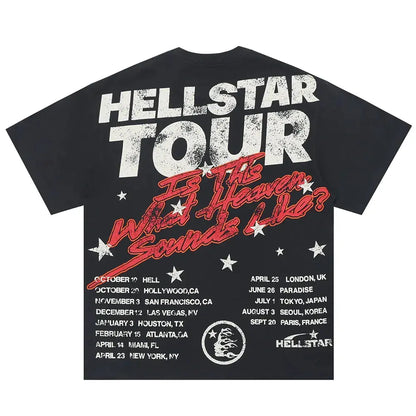 Hellstar Records Flamin T-Shirt The 4 Season Clothing Brand