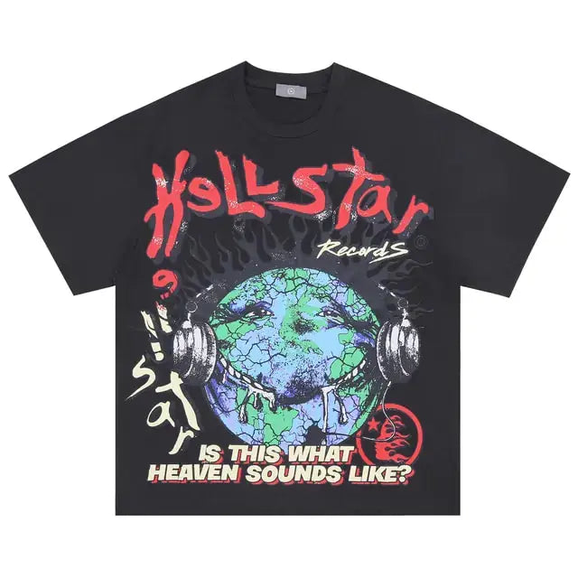 Hellstar Records Flamin T-Shirt The 4 Season Clothing Brand