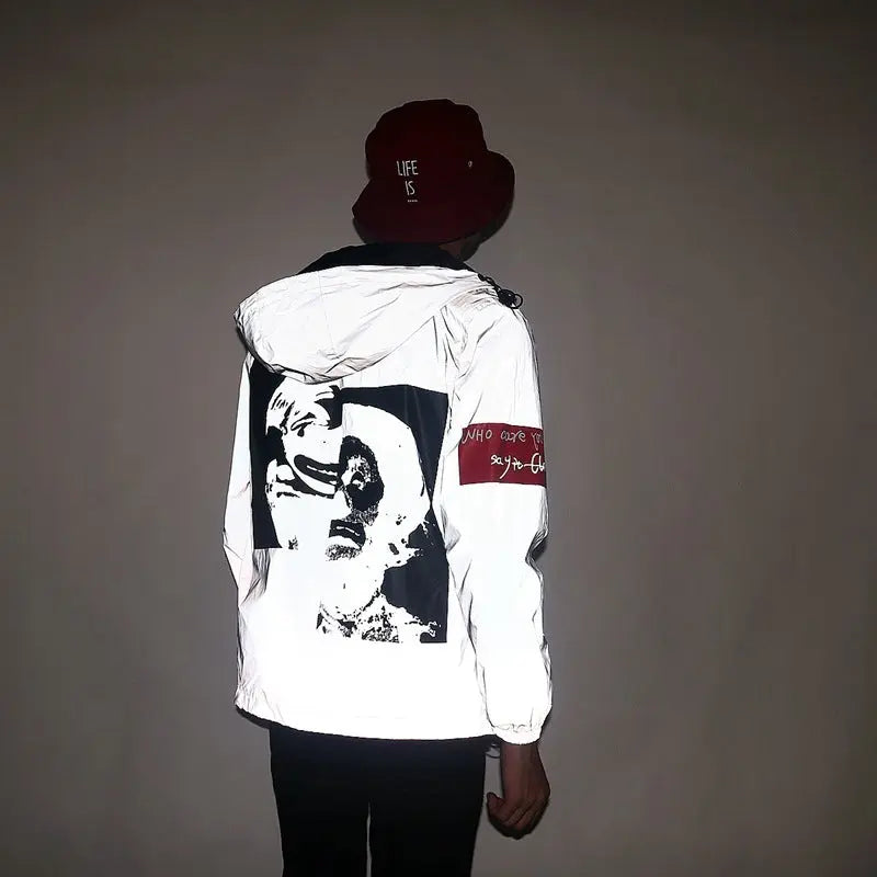 Hip hop clown reflective coat The 4 Season Clothing Brand