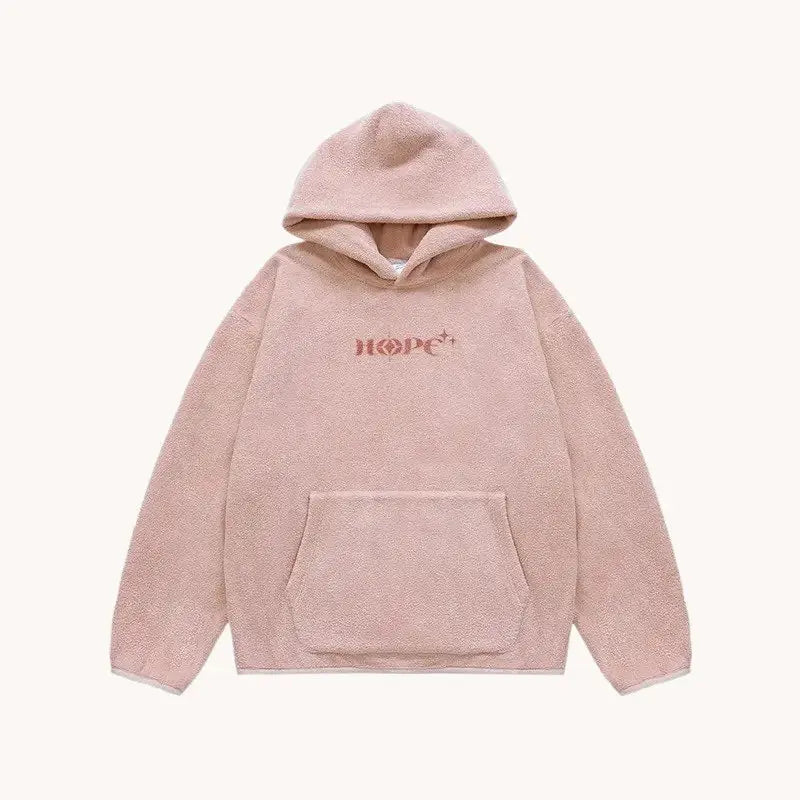 Hope Sherpa Fleece Hoodie The 4 Season Clothing Brand