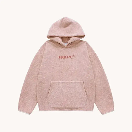 Hope Sherpa Fleece Hoodie The 4 Season Clothing Brand