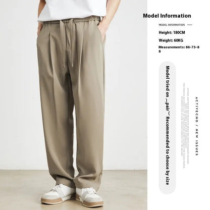 Ice Silk Advanced Draping Anti-wrinkle Casual SweatPants My Store