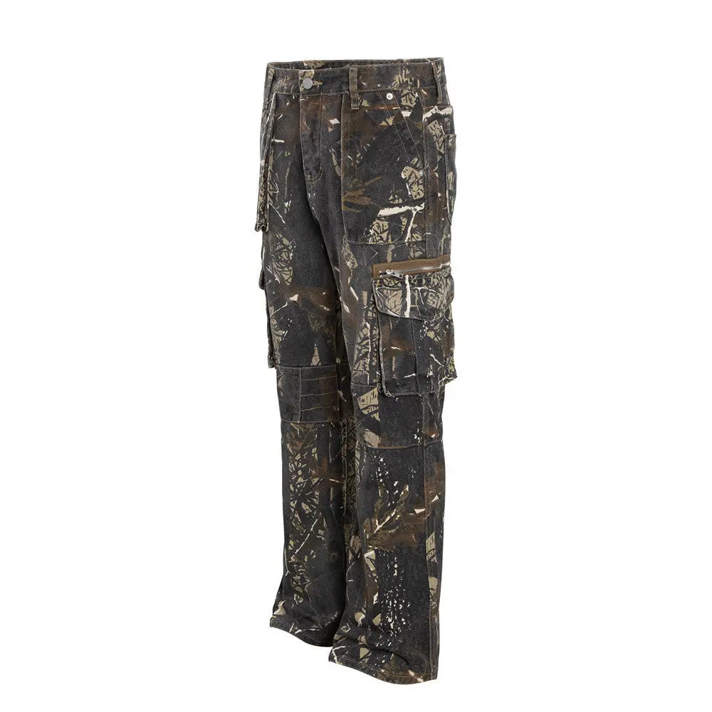 Jungle Camouflage Workwear Trousers Men The 4 Season Clothing Brand