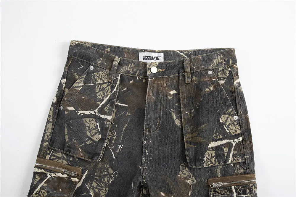 Jungle Camouflage Workwear Trousers Men The 4 Season Clothing Brand