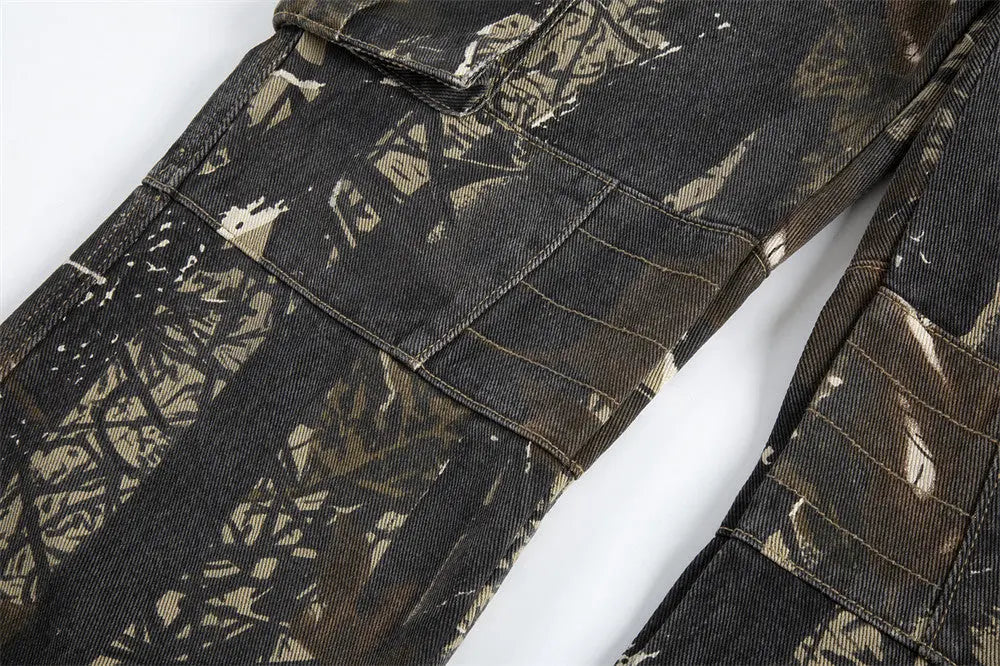 Jungle Camouflage Workwear Trousers Men The 4 Season Clothing Brand