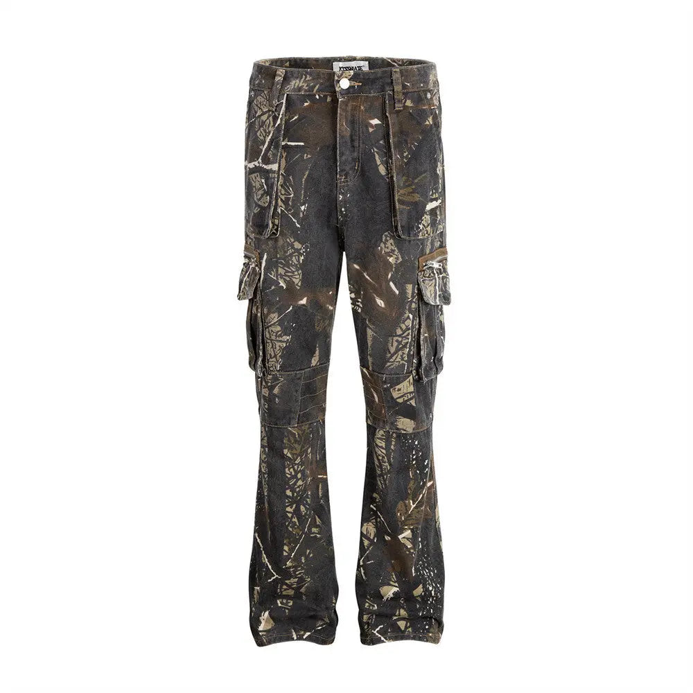 Jungle Camouflage Workwear Trousers Men The 4 Season Clothing Brand