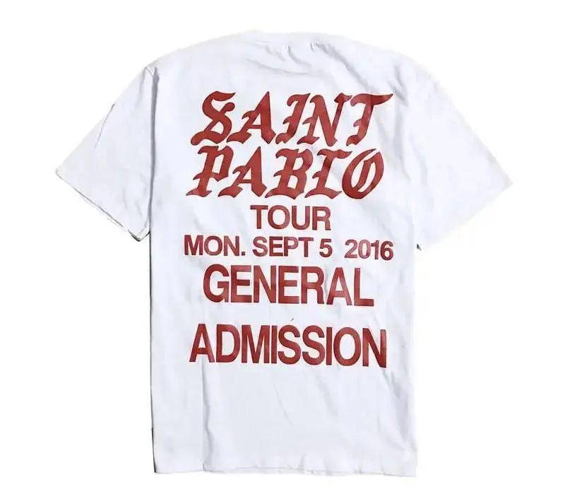 Kanye West Saint Pablo Tour Tshirt - The 4 Season Clothing Brand