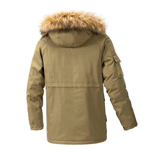 Exclusive Lightweight & Comfortable Pure Cotton Mid-length Coat w/Loose Fit - The 4 Season Clothing Brand