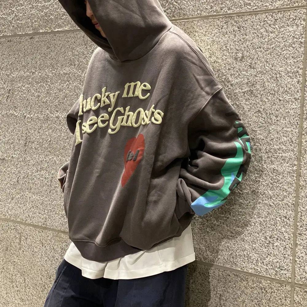 Lucky me I See Ghosts Oversized Hoodies - The 4 Season Clothing Brand