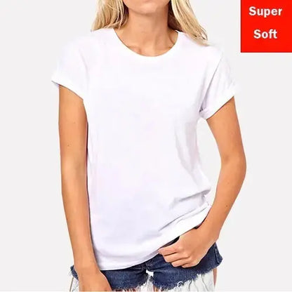 Luxury Soft White Tee The 4 Season Clothing Brand