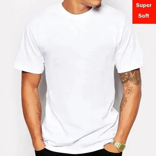 Luxury Soft White Tee The 4 Season Clothing Brand