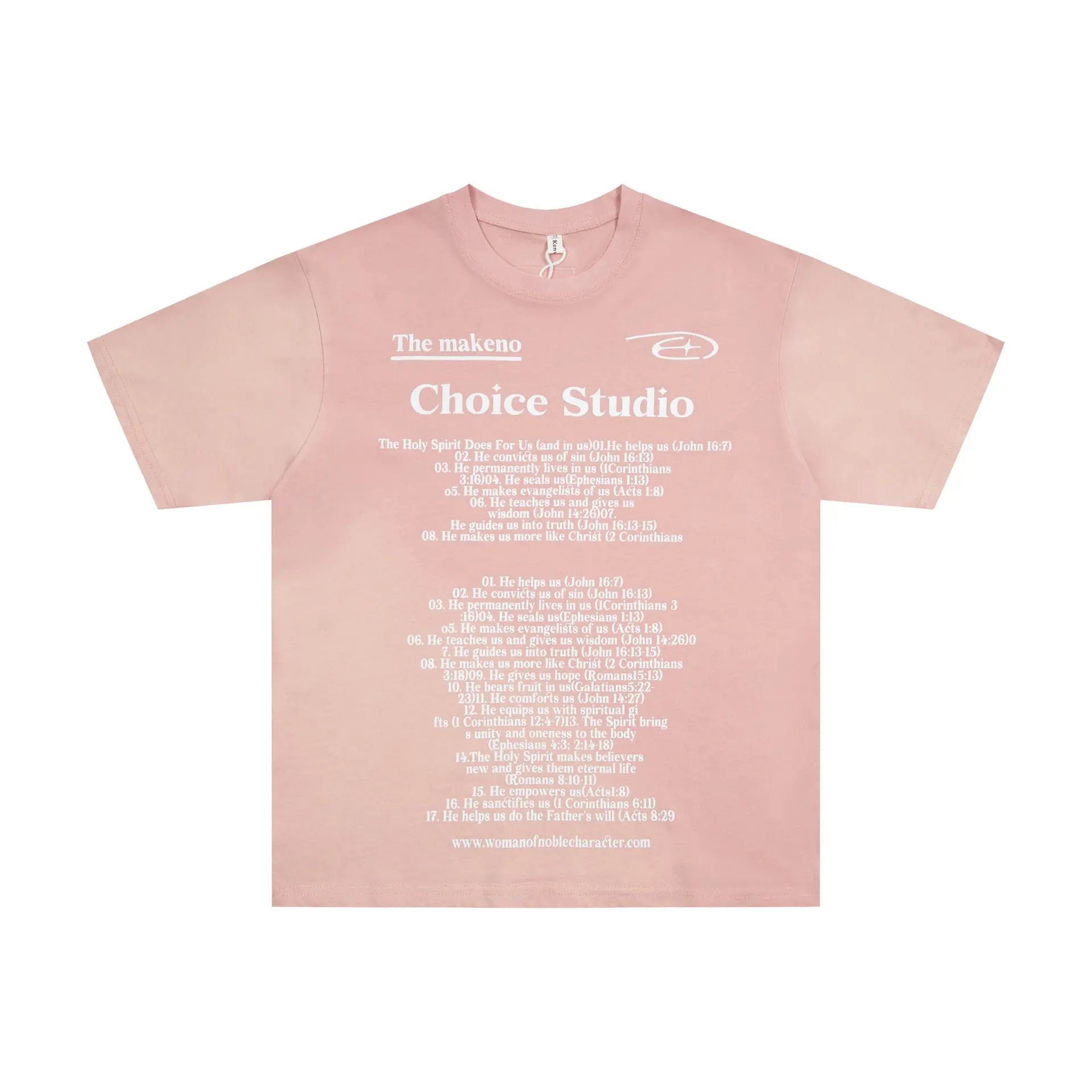 Make No Choice Studio Letter Printed T-Shirt The 4 Season Clothing Brand