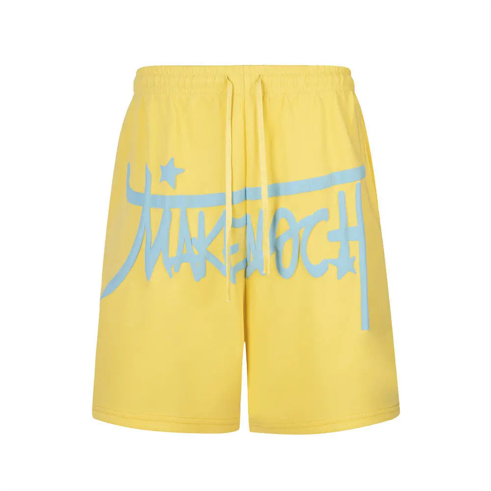 MakeNochoice Printed Graphic Cotton Shorts The 4 Season Clothing Brand