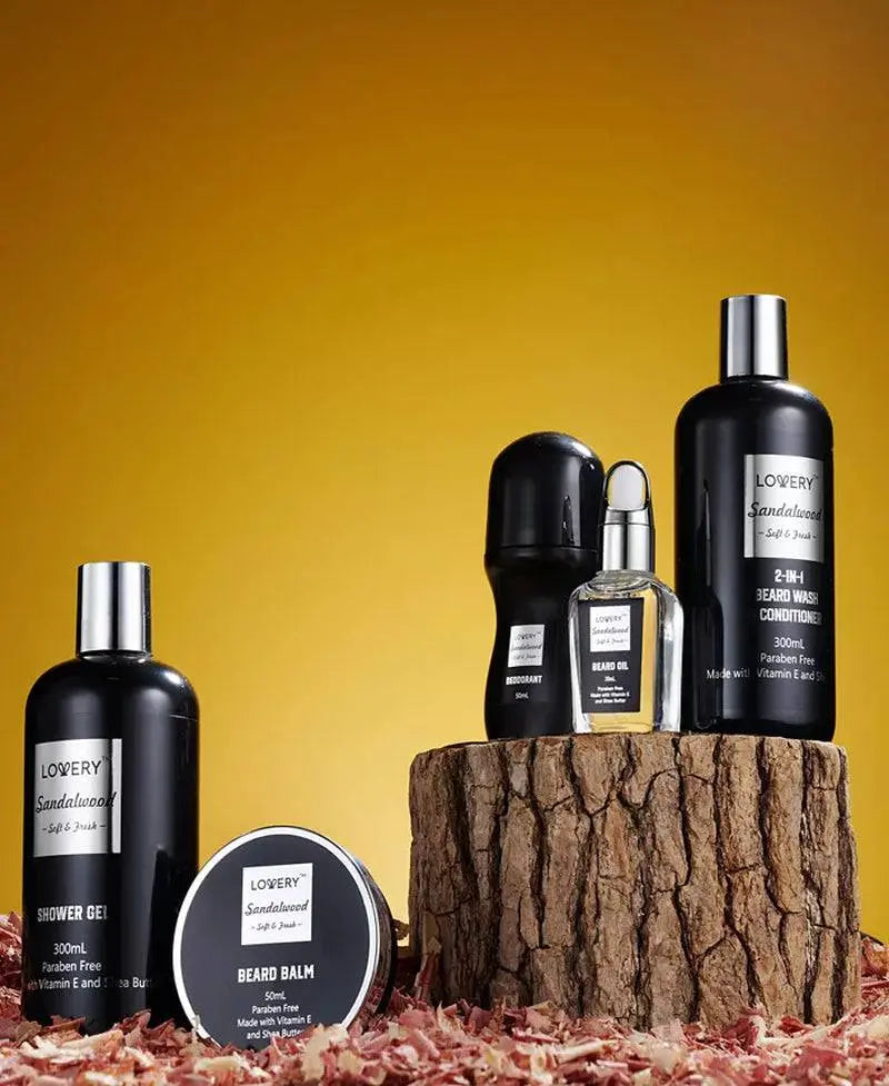 Men'S 10-Pc. Sandalwood Self-Care Grooming Gift Set - The 4 Season Clothing Brand