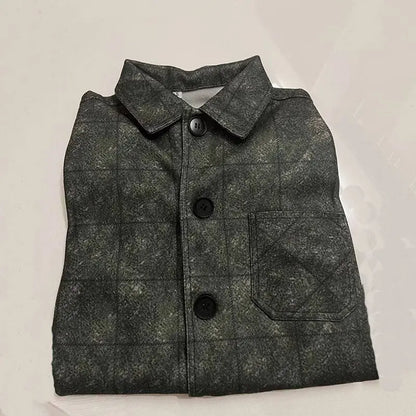 Men's New Woolen Lapel Casual Woolen Shirt - The 4 Season Clothing Brand