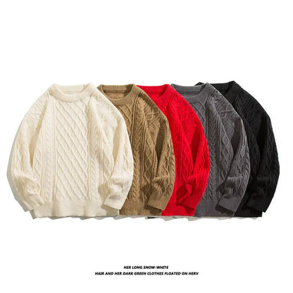 Men's Sweater Thickened Base Wool The 4 Season Clothing Brand