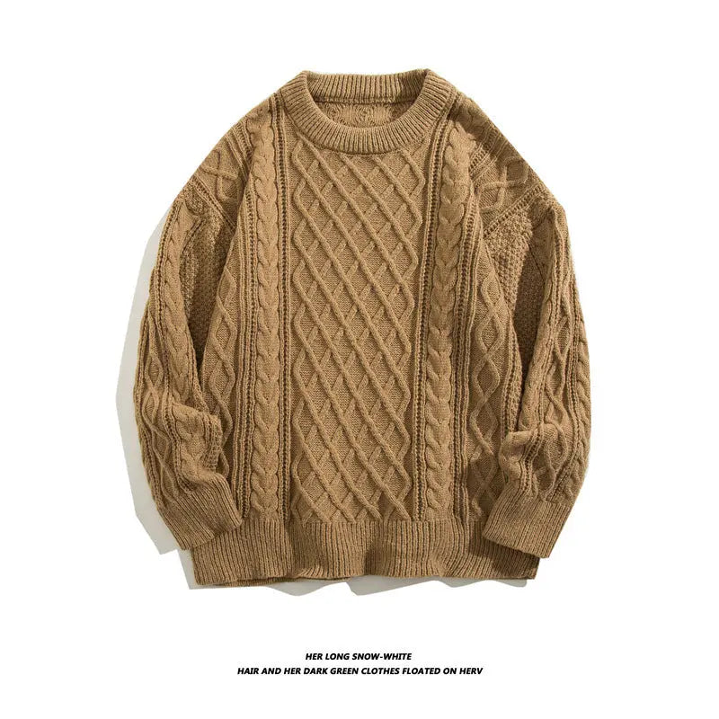 Men's Sweater Thickened Base Wool The 4 Season Clothing Brand