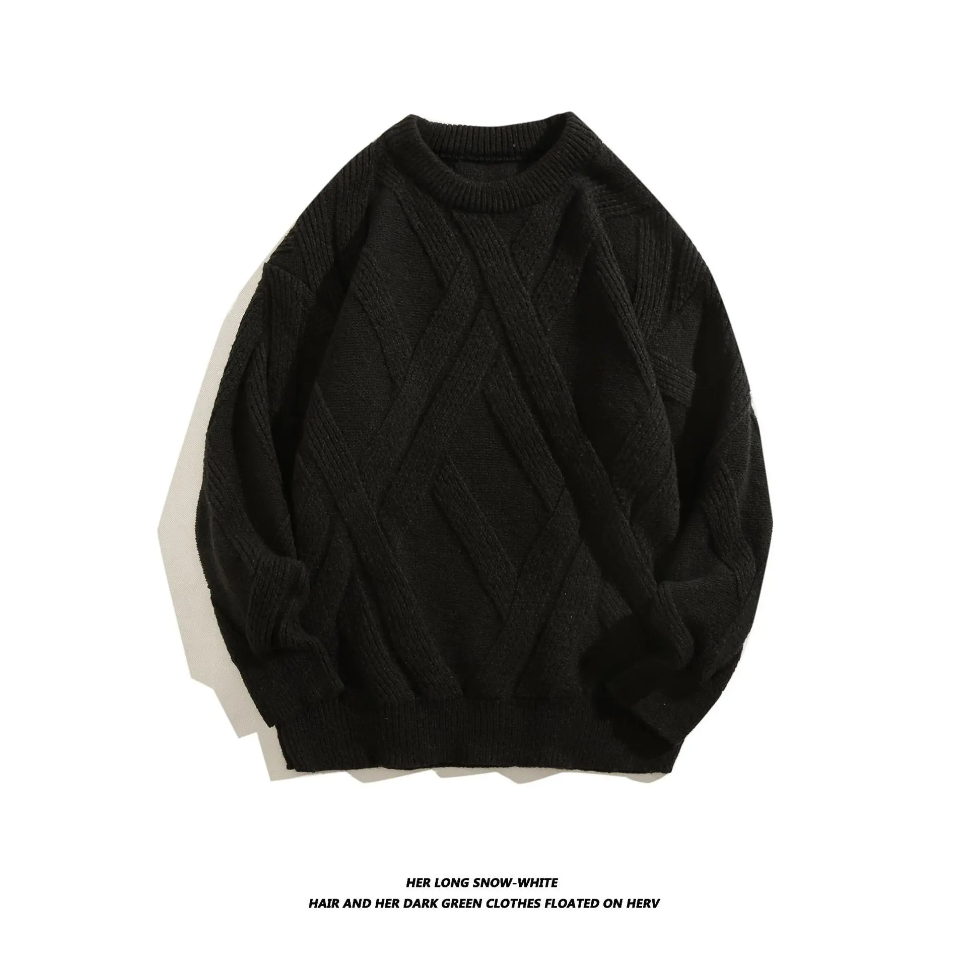 Men's Sweater Thickened Base Wool The 4 Season Clothing Brand