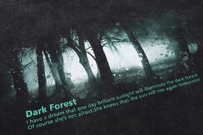 Oversize Dark Forest Graphic T-Shirt The 4 Season Clothing Brand