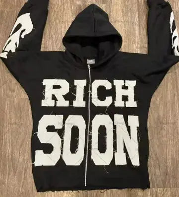 Oversized Graphic Hoodie Men The 4 Season Clothing Brand