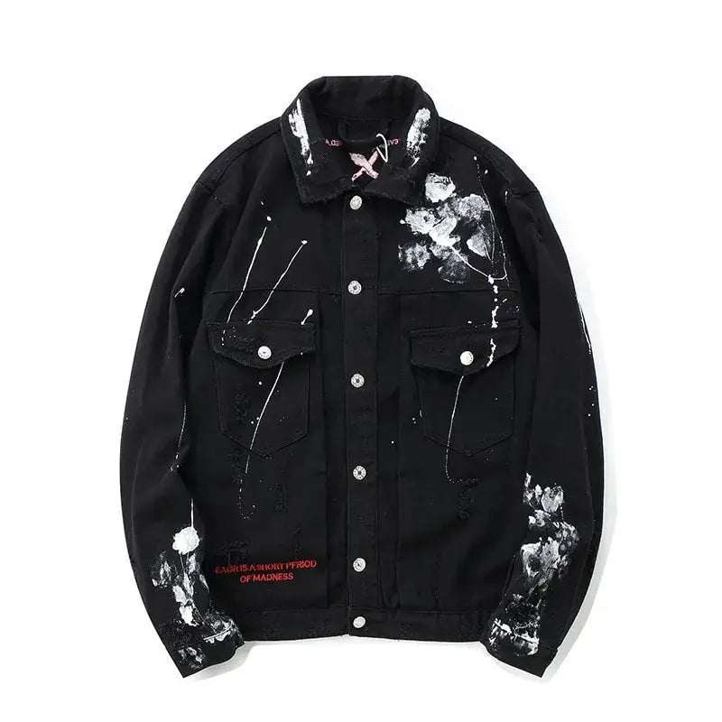 Picasos Graphic Denim Jacket The 4 Season Clothing Brand