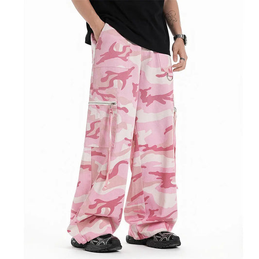 Pink Camouflage Cargo Pants The 4 Season Clothing Brand