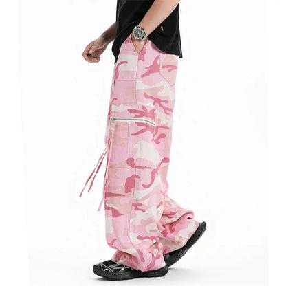 Pink Camouflage Cargo Pants The 4 Season Clothing Brand