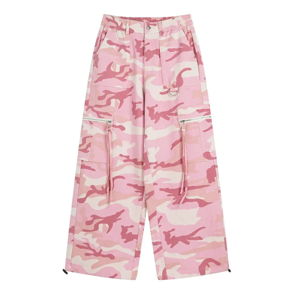 Pink Camouflage Cargo Pants The 4 Season Clothing Brand