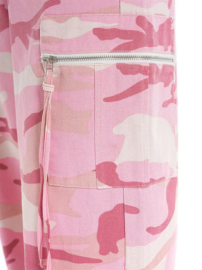 Pink Camouflage Cargo Pants The 4 Season Clothing Brand