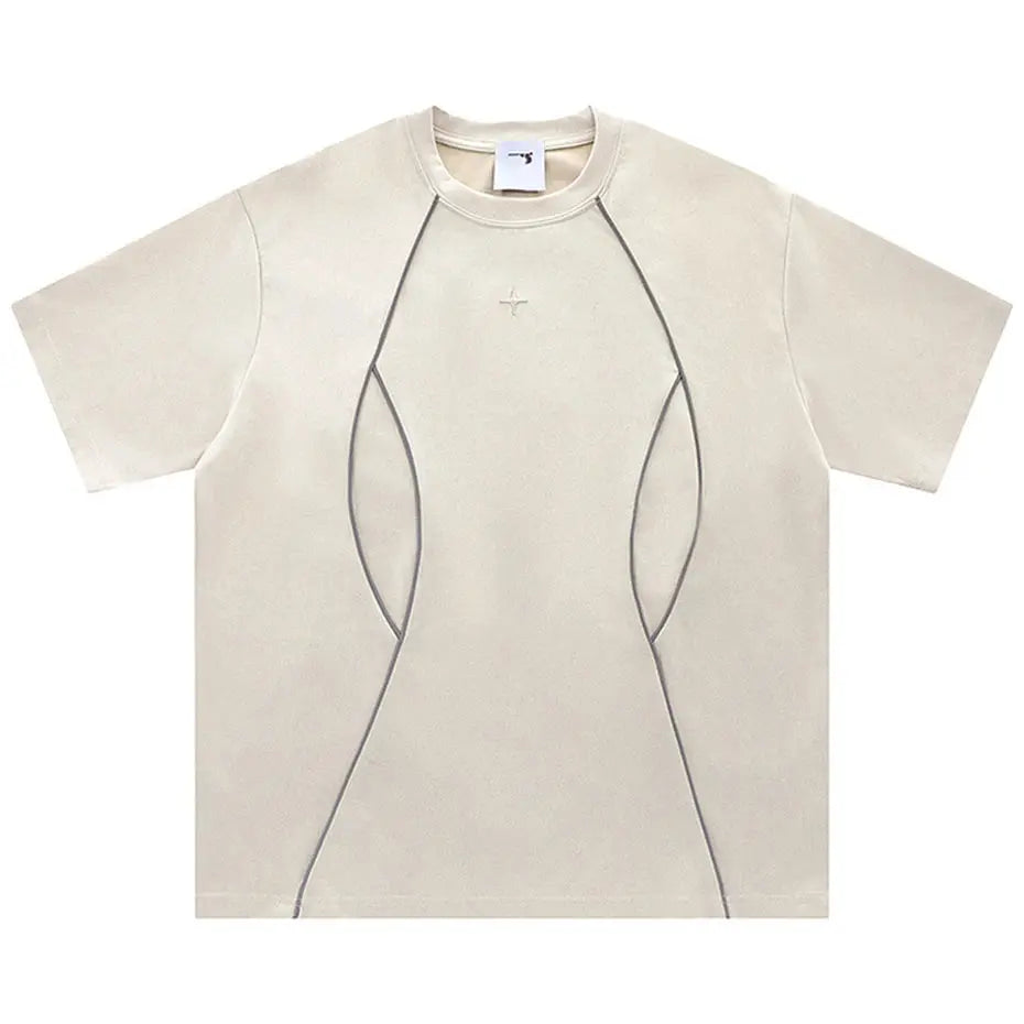 Reflective Suede T-Shirt The 4 Season Clothing Brand