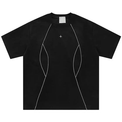 Reflective Suede T-Shirt The 4 Season Clothing Brand