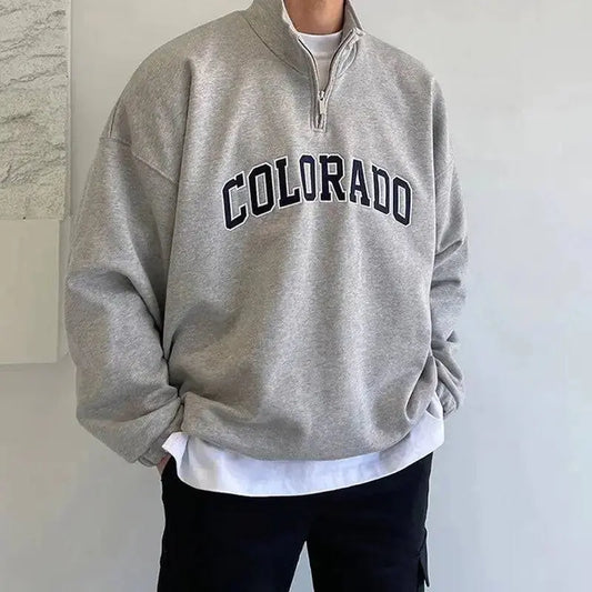 Retro Drawstring Streetwear Sweatshirts - The 4 Season Clothing Brand