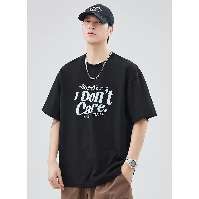 Retro I Dont Care Graphic T-Shirt The 4 Season Clothing Brand