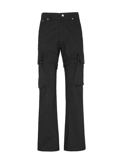 Retro Three-dimensional Tailoring Micro-flare Cargo Pants The 4 Season Clothing Brand