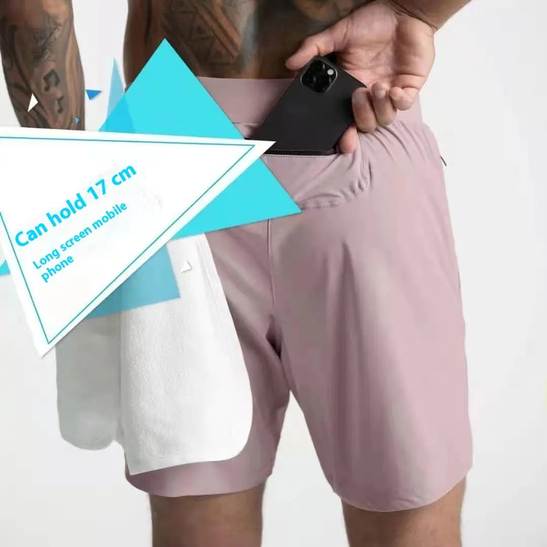 Running Sports Breathable Quick-dry Casual Shorts The 4 Season Clothing Brand