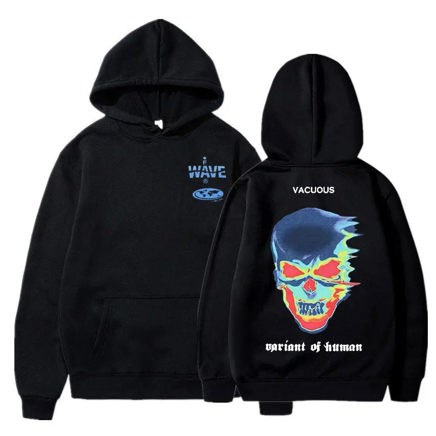 Skeleton Thermal Imaging Graphic Print Hoodie The 4 Season Clothing Brand