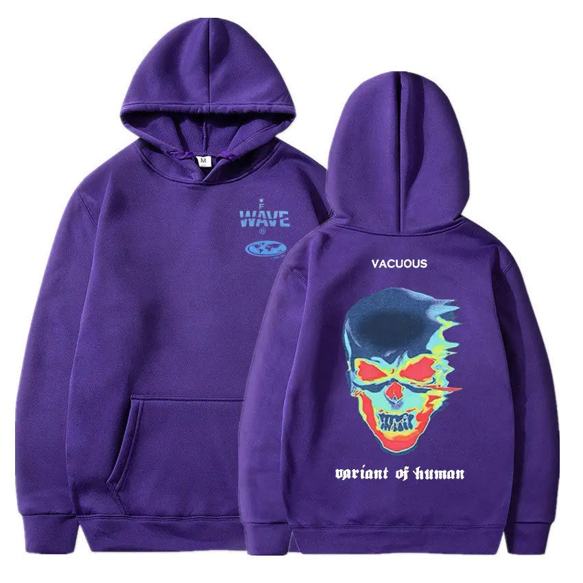 Skeleton Thermal Imaging Graphic Print Hoodie The 4 Season Clothing Brand