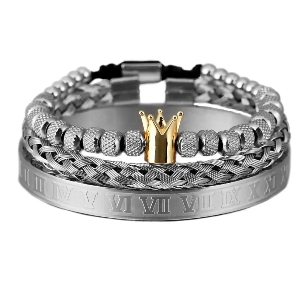 Stainless Steel 3pc Bracelet The 4 Season Clothing Brand