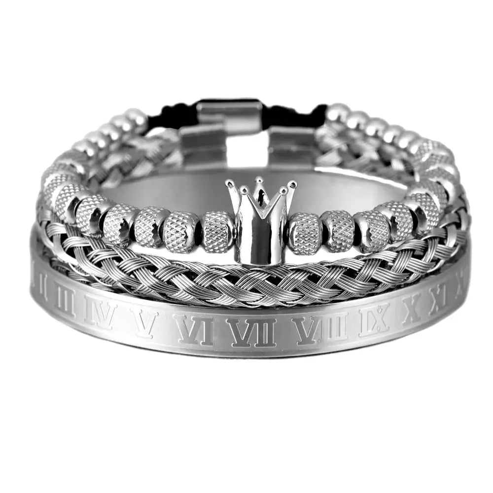 Stainless Steel 3pc Bracelet The 4 Season Clothing Brand