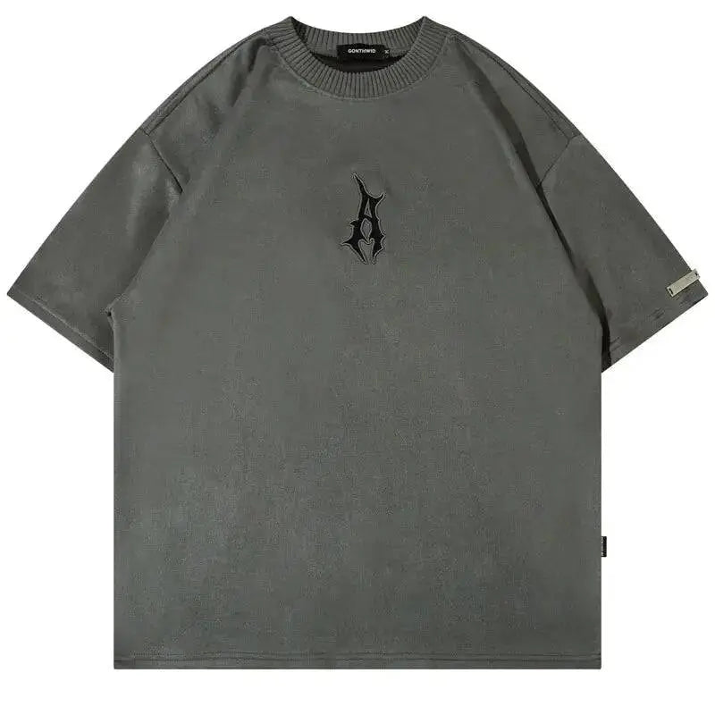 Suede Oversized T-Shirt - The 4 Season Clothing Brand